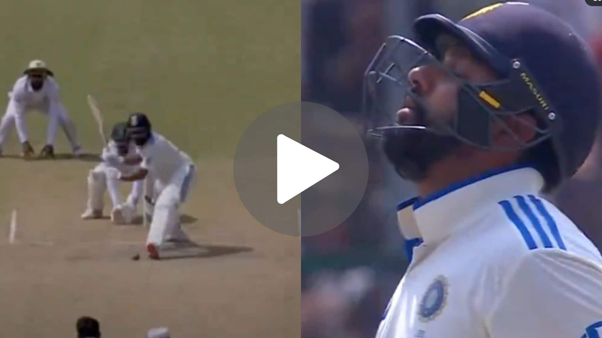 [Watch] Najmul Shanto's Bold Captaincy Helps Mehidy Trap Rohit Sharma Again In Kanpur Test